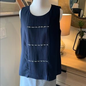 J Crew Rhinestone sleeveless top